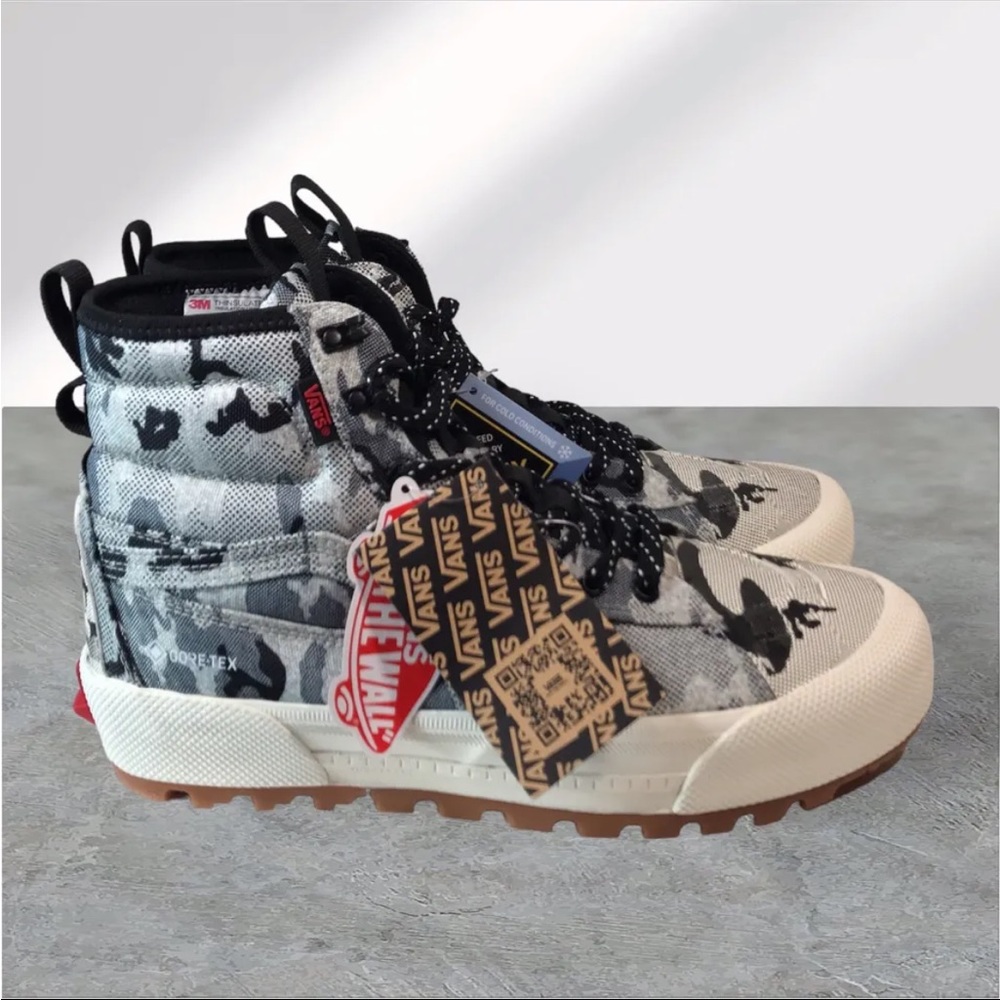 Vans Sk8-Hi Gore-Tex MTE-3 Shoes Boots Arctic Camo Men's  UltraCush Size 8.0
